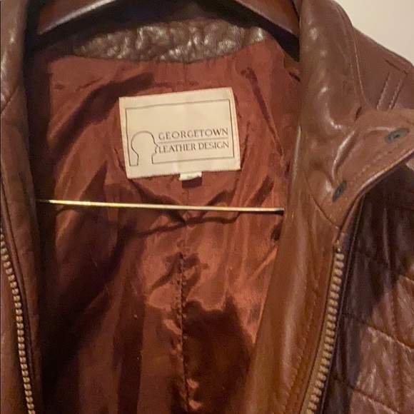 Georgetown Leather Design coat small/large size - Picture 2 of 4